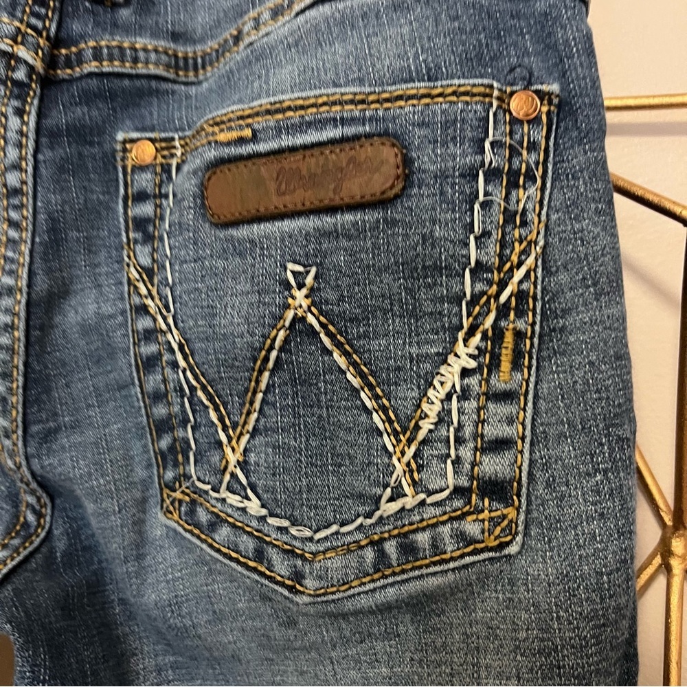 Wrangler Y2K Women’s Indigo Boot Cut Jeans - Picture 7 of 8
